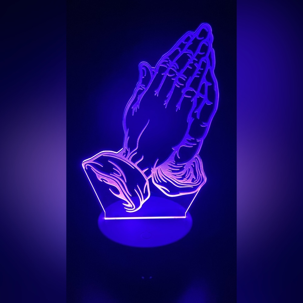 LED Sign praying hands - Picture 8 of 8